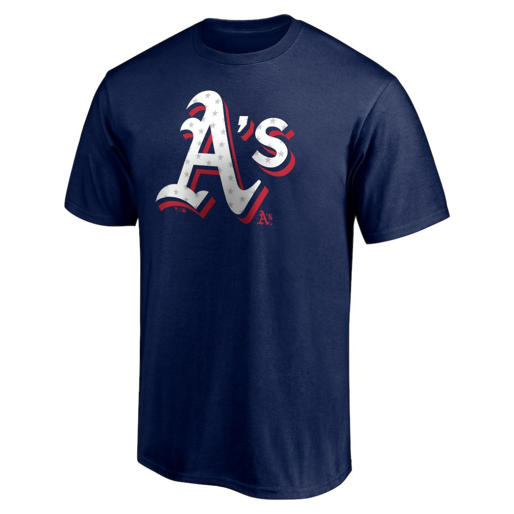 Athletics Red White and Team T-Shirt - Navy