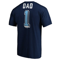 Tampa Bay Rays Number One Dad T-Shirt - Navy