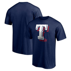 Texas Rangers Red White and Team T-Shirt - Navy