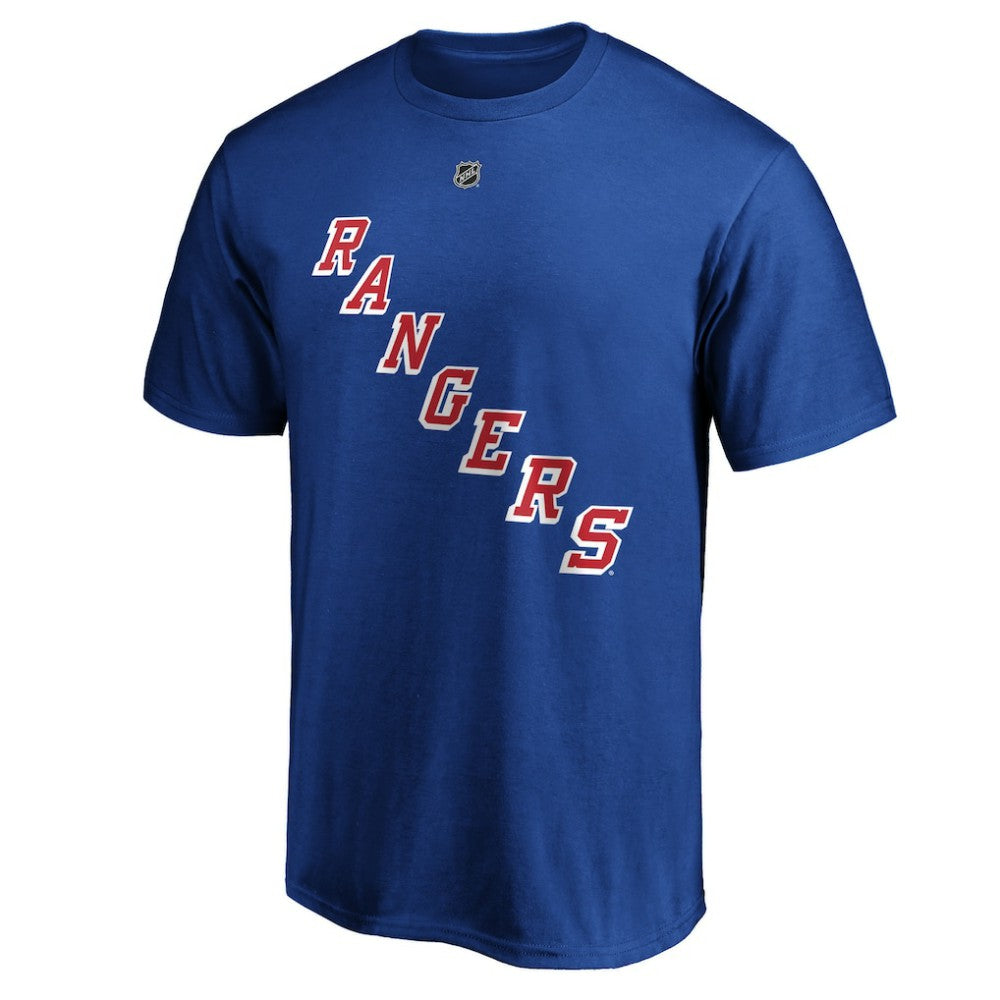 Mika Zibanejad New York Rangers Fanatics Big & Tall Name & Number T-Shirt Blue
