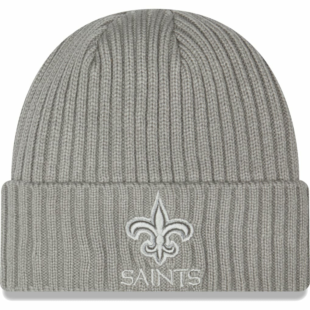 New Orleans Saints New Era Core Classic Cuffed Knit Hat - Gray sale
