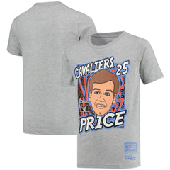 Mark Price Cleveland Cavaliers Youth Hardwood Classics King of the Court Player T-Shirt sale - Gray | Mitchell & Ness discount