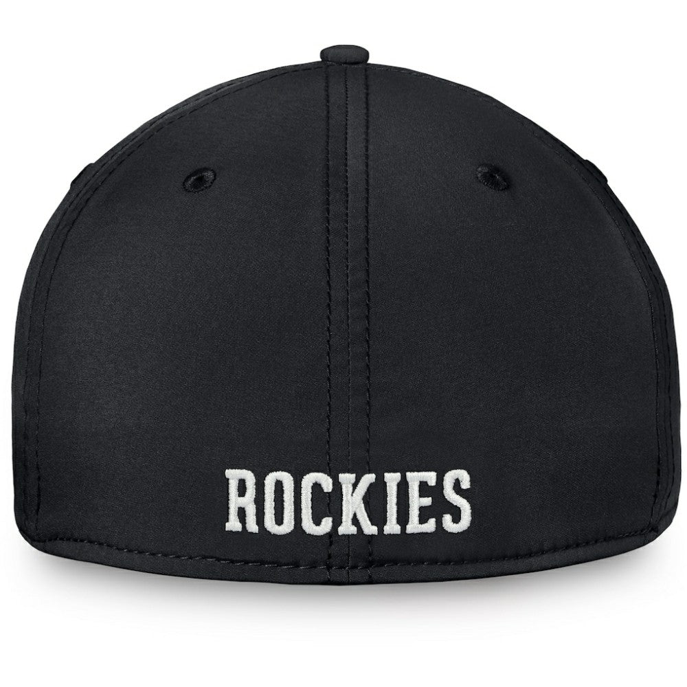 Colorado Rockies Core Flex Hat - Black/Purple