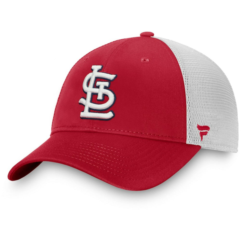 St. Louis Cardinals Team Core Unstructured Trucker Adjustable Hat - Red/White