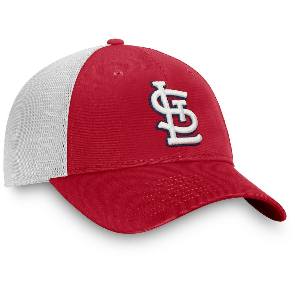 St. Louis Cardinals Team Core Unstructured Trucker Adjustable Hat - Red/White