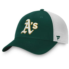 Athletics Team Core Unstructured Trucker Adjustable Hat - Green/White