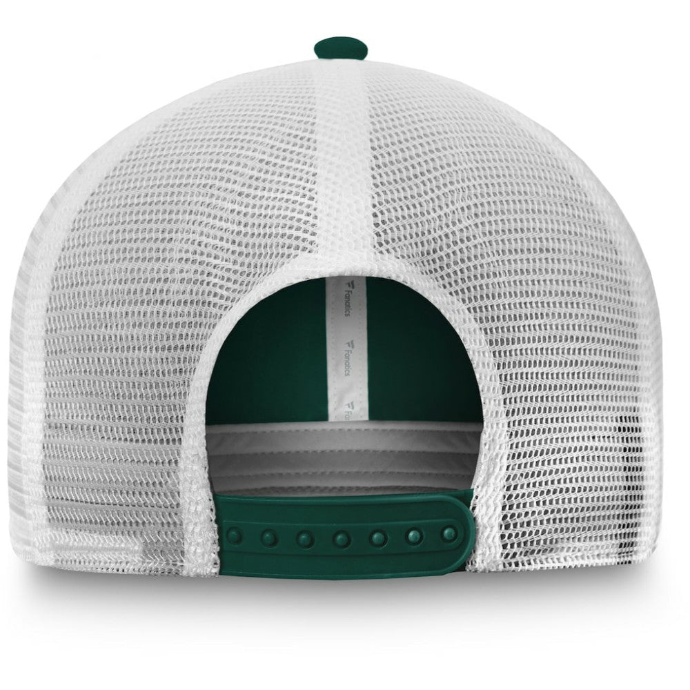 Athletics Team Core Unstructured Trucker Adjustable Hat - Green/White