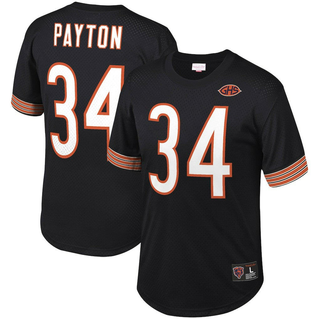 Walter Payton Chicago Bears Retired Player Name & Number Mesh Top - Black discount
