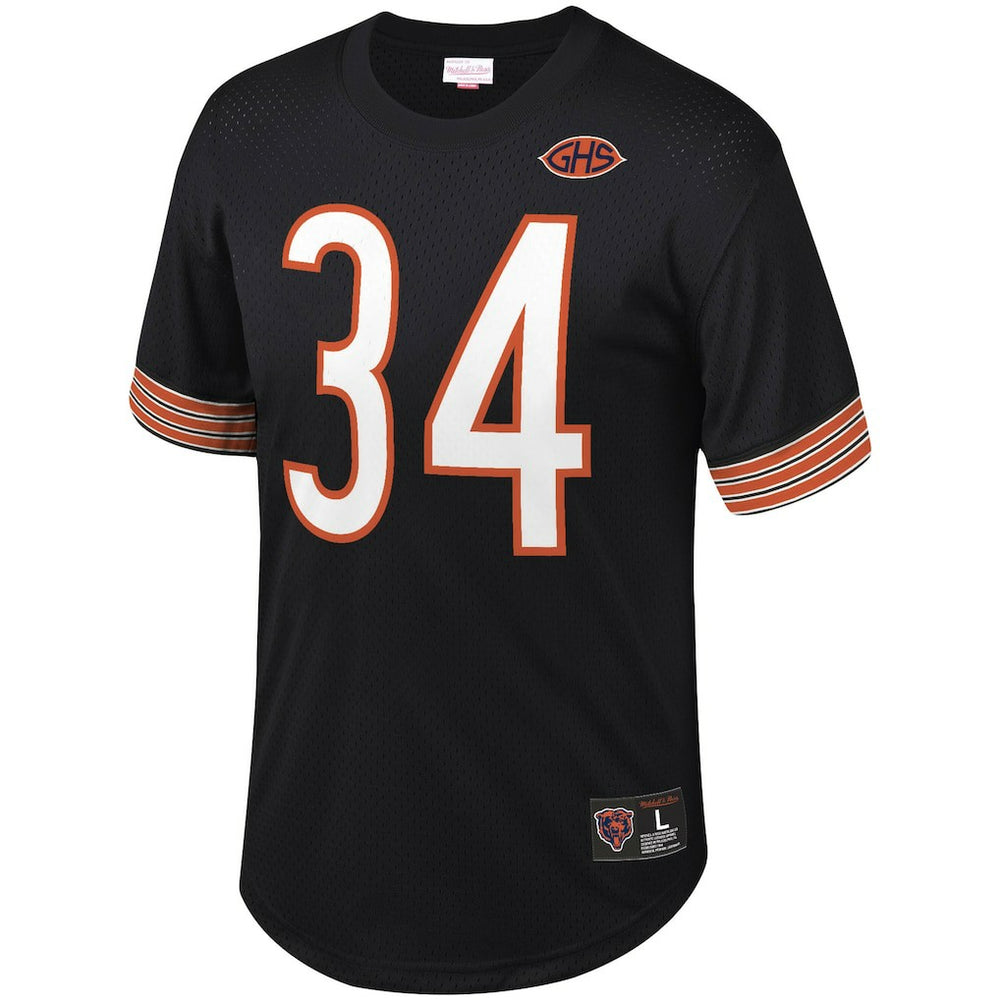 Walter Payton Chicago Bears Retired Player Name & Number Mesh Top - Black discount