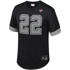 Emmitt Smith Dallas Cowboys Retired Player Name & Number Mesh Top - Black outlet