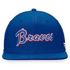 Atlanta Braves Cooperstown Collection Fitted Hat - Royal