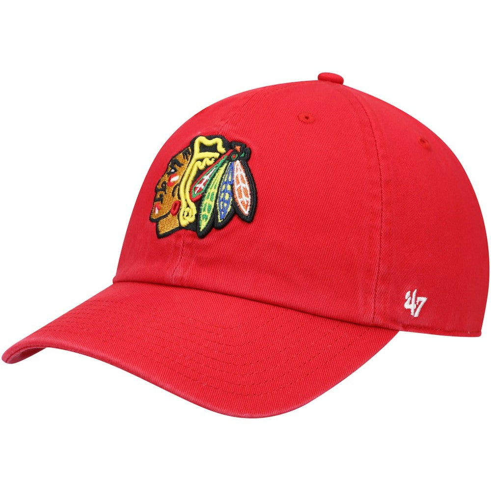 Chicago Blackhawks '47 Clean Up Adjustable Hat Red