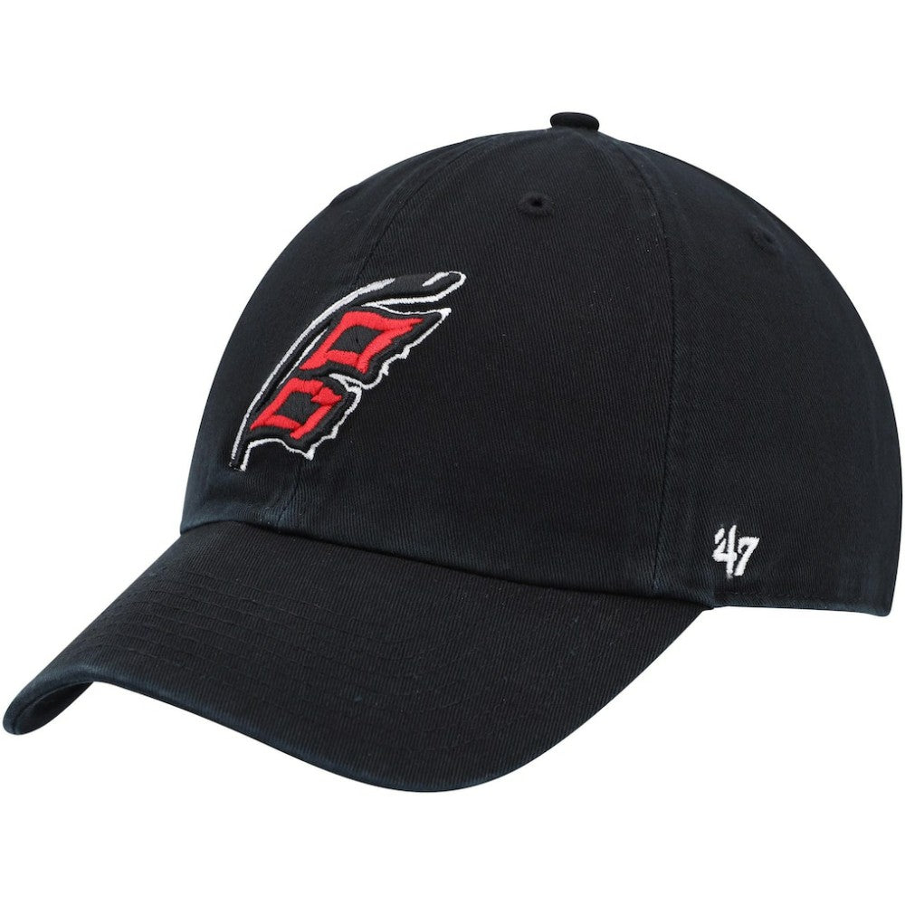 Carolina Hurricanes '47 Alternate Logo Clean Up Adjustable Hat Black