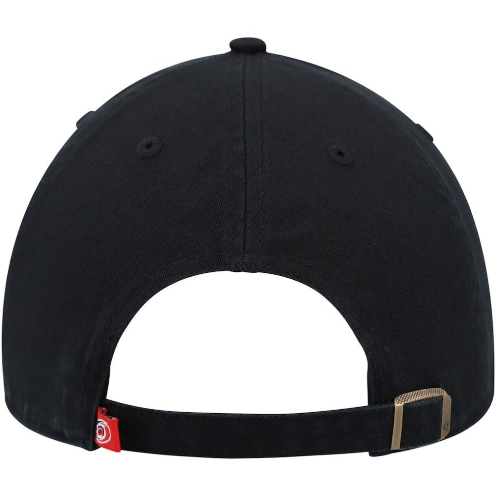 Carolina Hurricanes '47 Alternate Logo Clean Up Adjustable Hat Black