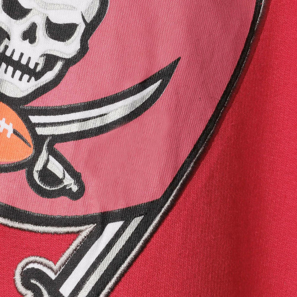 Tampa Bay Buccaneers Big & Tall Block Party Pullover Hoodie - Red/Pewter online