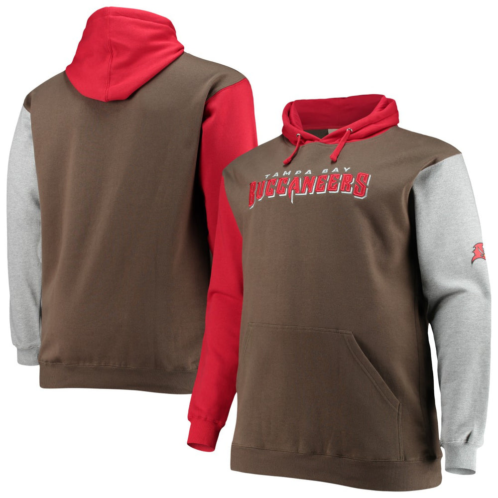 Tampa Bay Buccaneers Big & Tall Pullover Hoodie - Red/Black sale