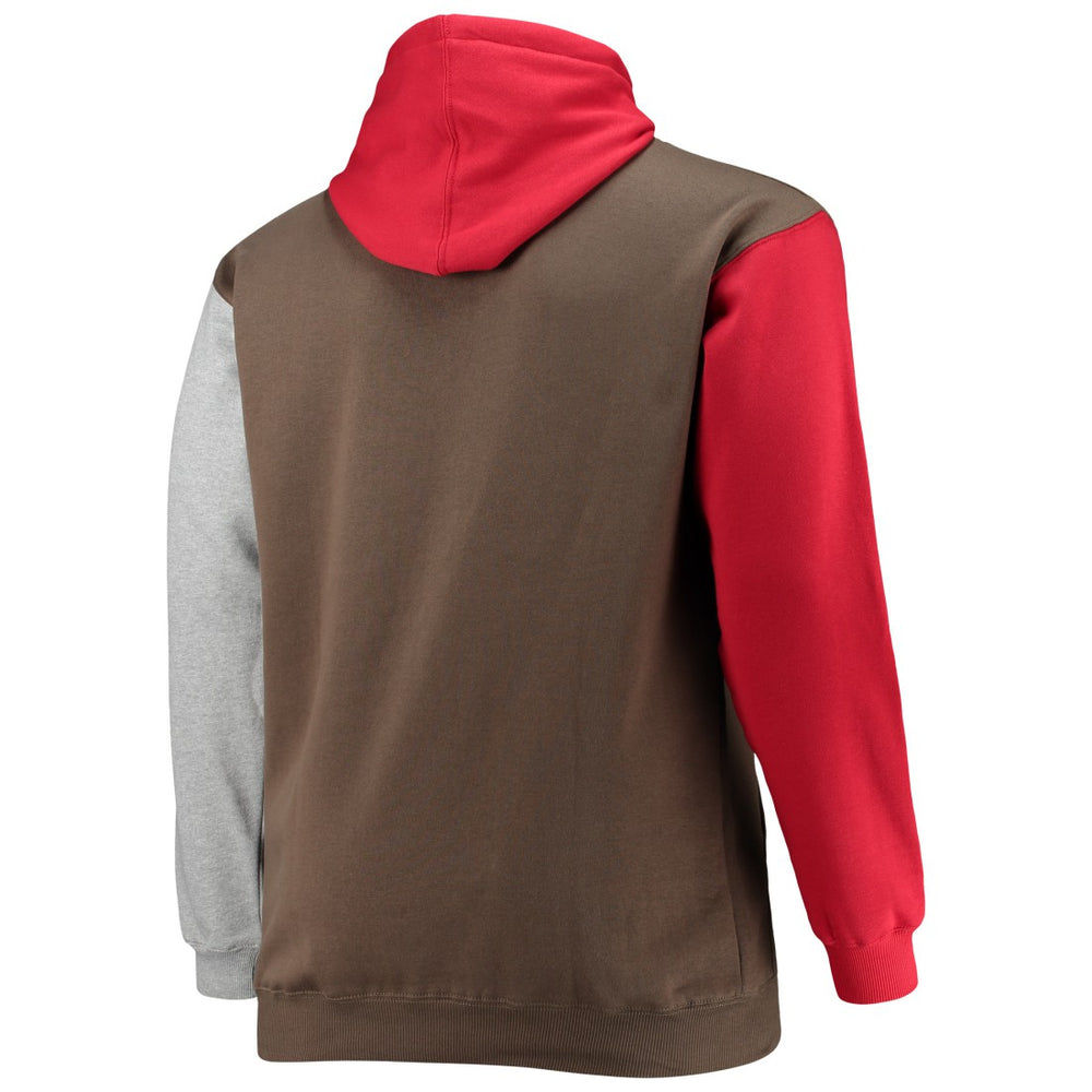 Tampa Bay Buccaneers Big & Tall Pullover Hoodie - Red/Black sale