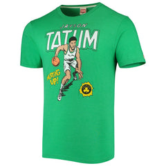 Jayson Tatum Boston Celtics Homage Comic Book Player Tri-Blend T-Shirt - Kelly Green shop