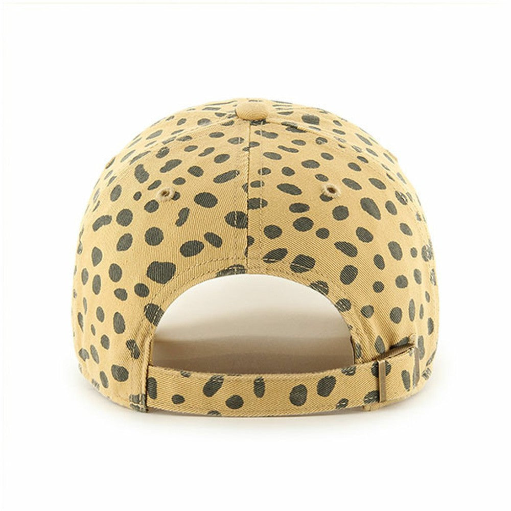 Miami Marlins Women's Cheetah Clean Up Adjustable Hat - Tan | 47 brand