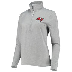 Tampa Bay Buccaneers Vineyard Vines Women's Sankaty Shep Half-Zip Pullover Top - Heather Gray online