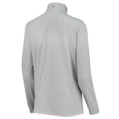 Tampa Bay Buccaneers Vineyard Vines Women's Sankaty Shep Half-Zip Pullover Top - Heather Gray online