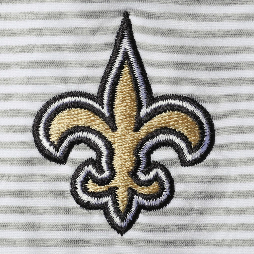 New Orleans Saints Vineyard Vines Women's Sankaty Shep Half-Zip Pullover Top - Heather Gray outlet