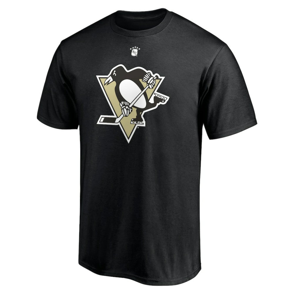 Ryan Whitney Pittsburgh Penguins Fanatics Authentic Stack Retired Player Nickname & Number T-Shirt Black