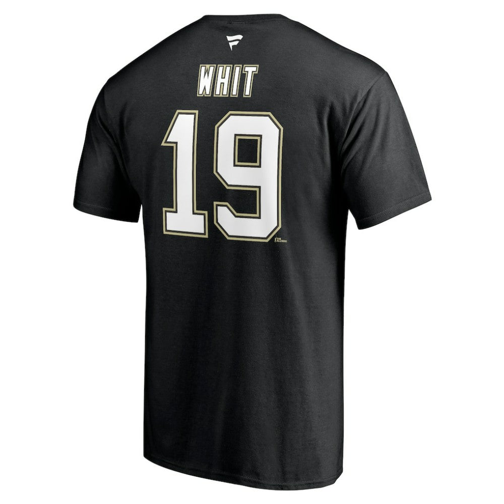 Ryan Whitney Pittsburgh Penguins Fanatics Authentic Stack Retired Player Nickname & Number T-Shirt Black