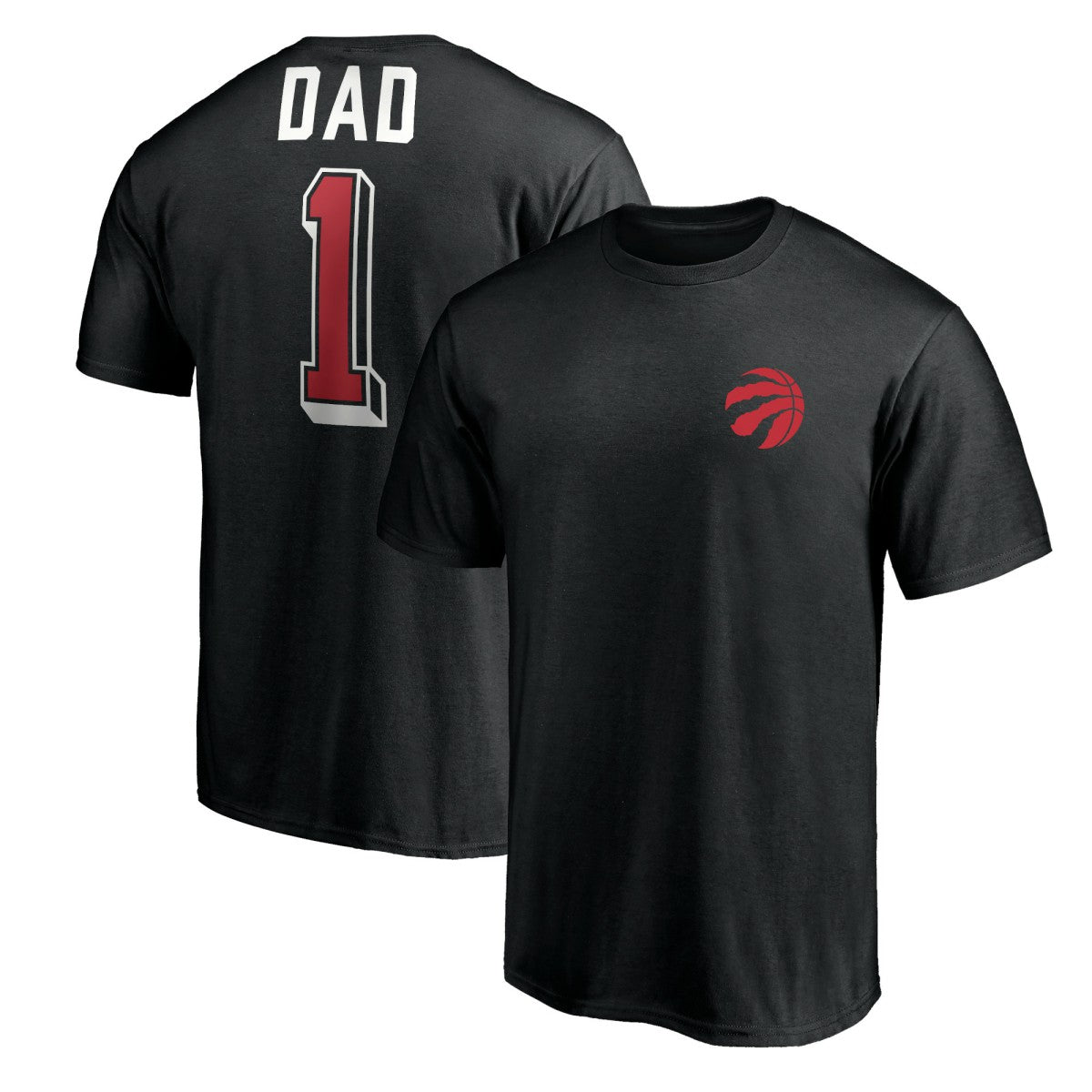 Toronto Raptors Number One Dad T-Shirt - Black shop