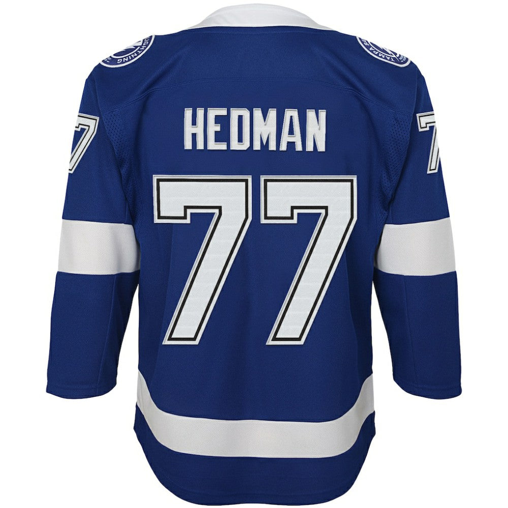 Victor Hedman Tampa Bay Lightning Youth Home Premier Player Jersey Blue