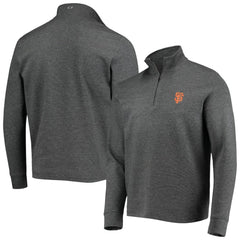 San Francisco Giants Vineyard Vines Saltwater Quarter-Zip Jacket - Charcoal