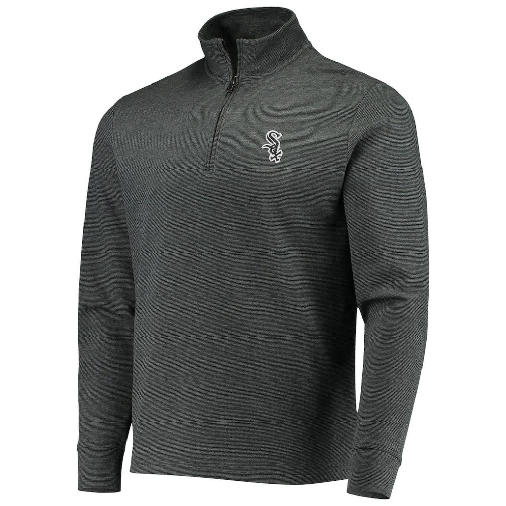 Chicago White Sox Vineyard Vines Saltwater Quarter-Zip Jacket - Charcoal