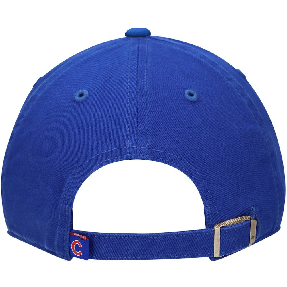 Chicago Cubs Youth Team Logo Clean Up Adjustable Hat - Royal | 47 brand