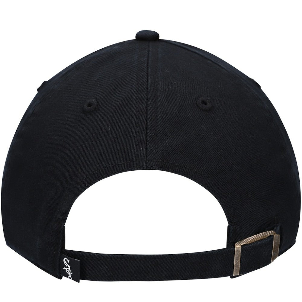 Chicago White Sox Youth Team Logo Clean Up Adjustable Hat - Black | 47 brand