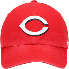 Cincinnati Reds Youth Team Logo Clean Up Adjustable Hat - Red | 47 brand