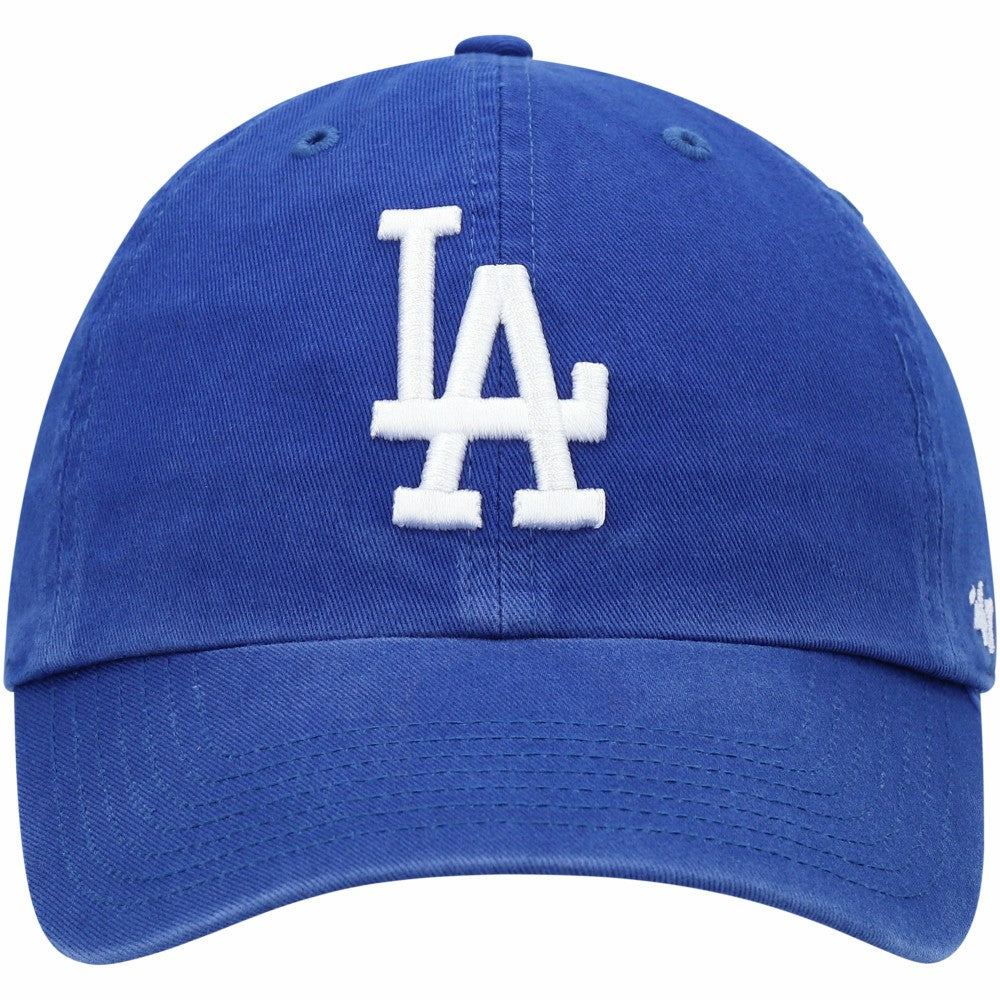 Los Angeles Dodgers Youth Team Logo Clean Up Adjustable Hat - Royal | 47 brand