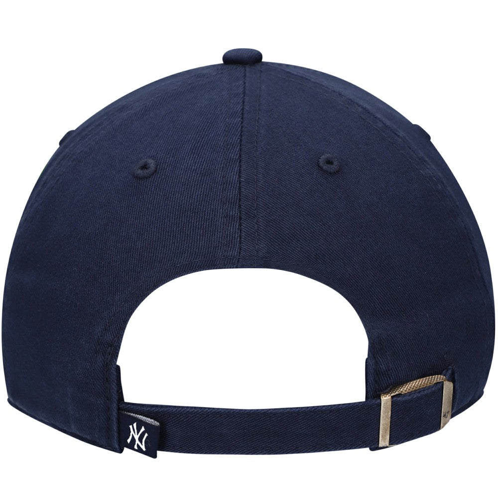 New York Yankees Youth Team Logo Clean Up Adjustable Hat - Navy | 47 brand