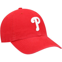 Philadelphia Phillies Youth Team Logo Clean Up Adjustable Hat - Red | 47 brand