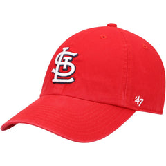 St. Louis Cardinals Youth Team Logo Clean Up Adjustable Hat - Red | 47 brand