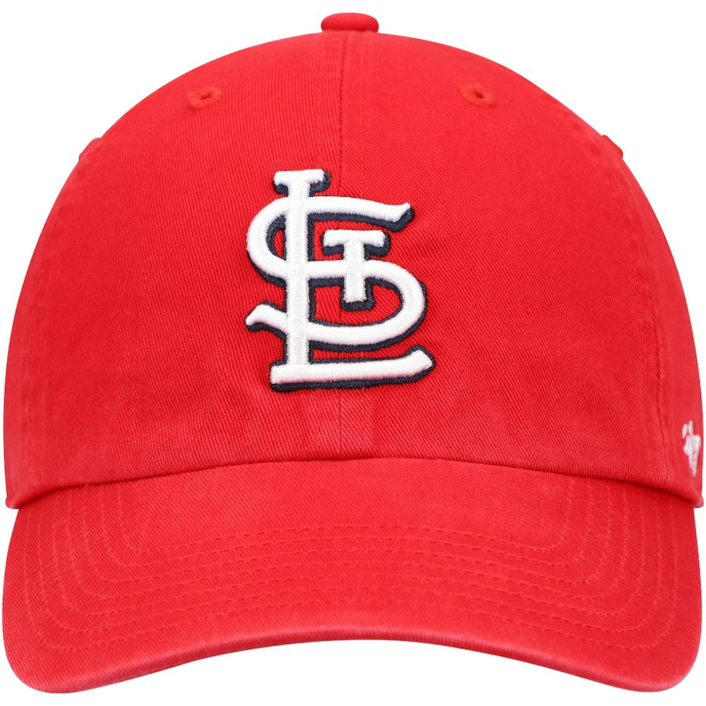 St. Louis Cardinals Youth Team Logo Clean Up Adjustable Hat - Red | 47 brand