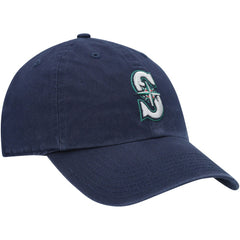Seattle Mariners Youth Team Logo Clean Up Adjustable Hat - Navy | 47 brand