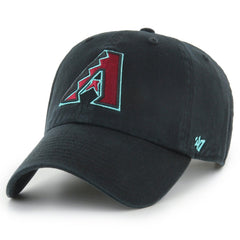 Arizona Diamondbacks Youth Team Logo Clean Up Adjustable Hat - Black | 47 brand