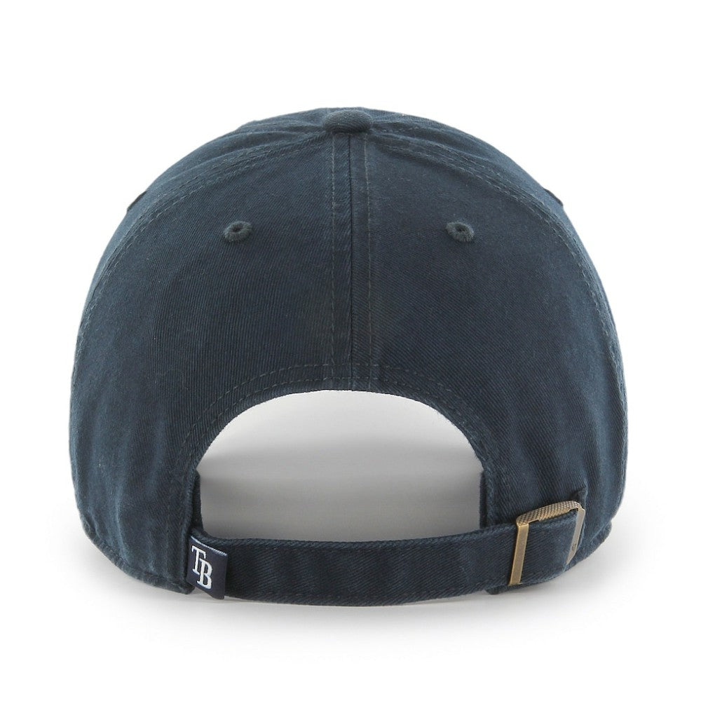 Tampa Bay Rays Youth Team Logo Clean Up Adjustable Hat - Navy | 47 brand