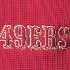 San Francisco 49ers Dunbrooke Logo Maverick Thermal Henley Long Sleeve T-Shirt - Scarlet discount