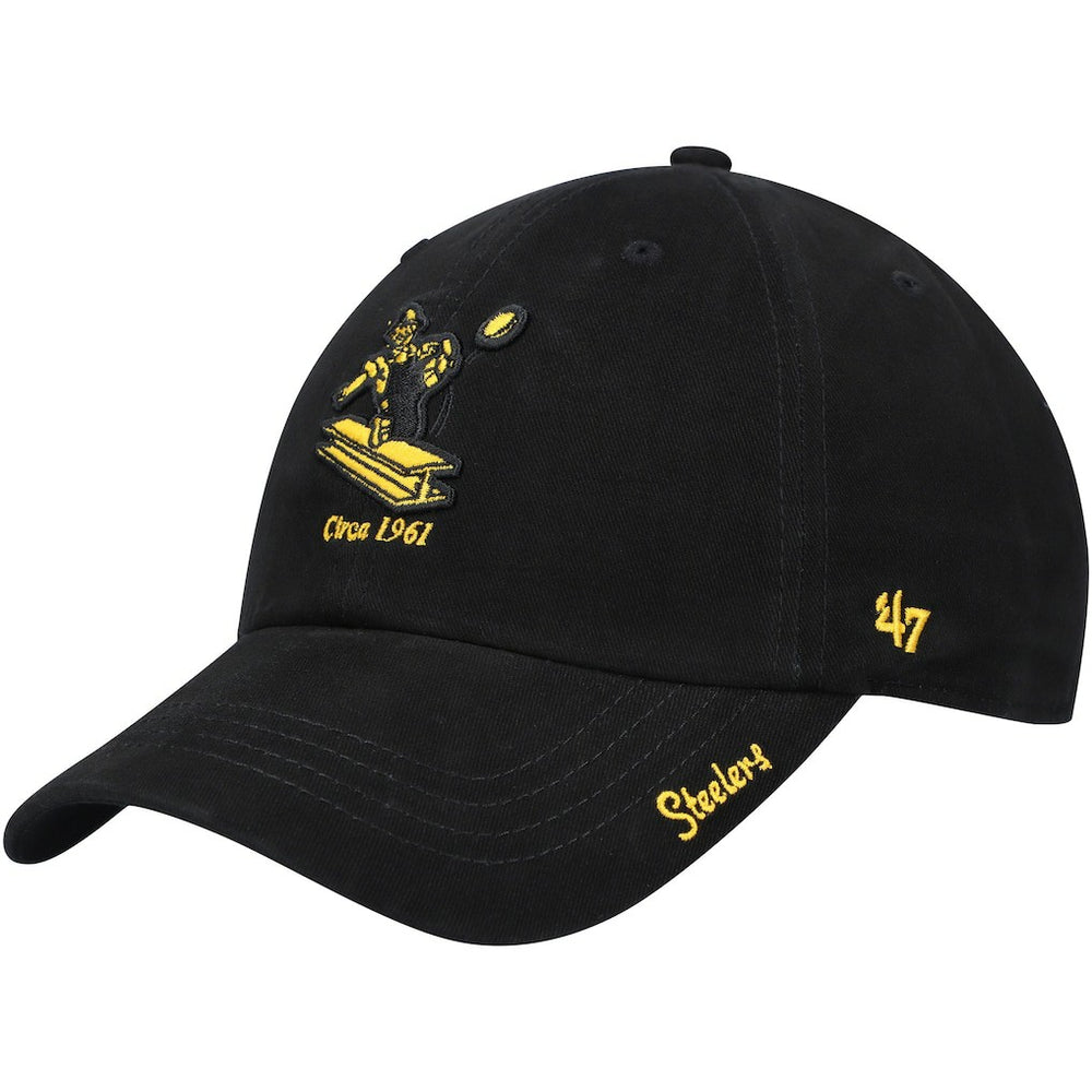 Pittsburgh Steelers '47 Women's Miata Clean Up Adjustable Hat - Black on sale