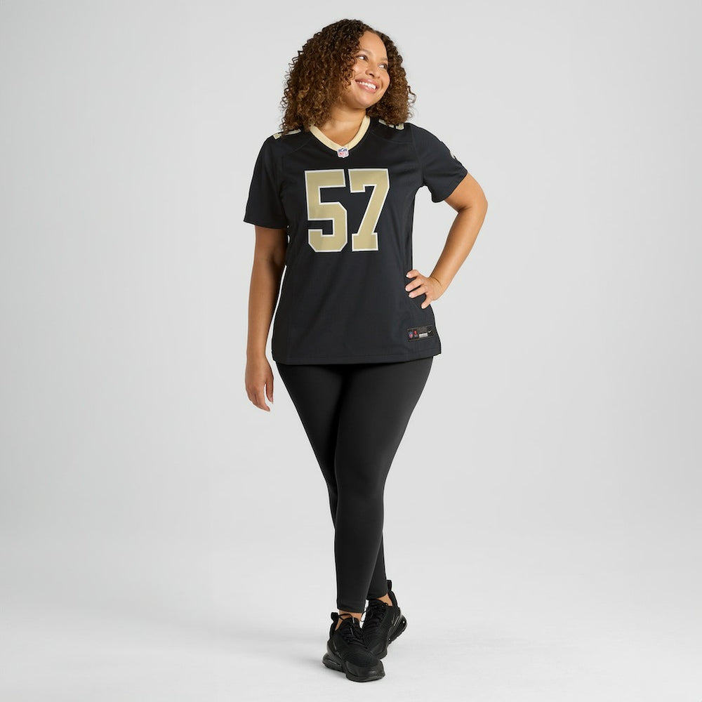 Rickey Jackson New Orleans Saints Women's Retired Player Jersey - Black | Nike sale