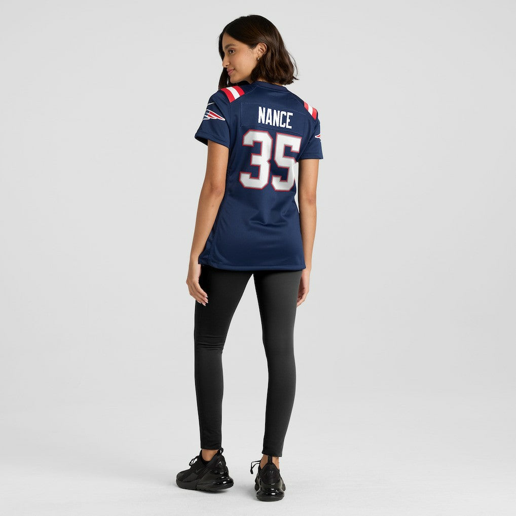 Jim Nance New England Patriots Women's Retired Player Jersey - Navy | Nike discount