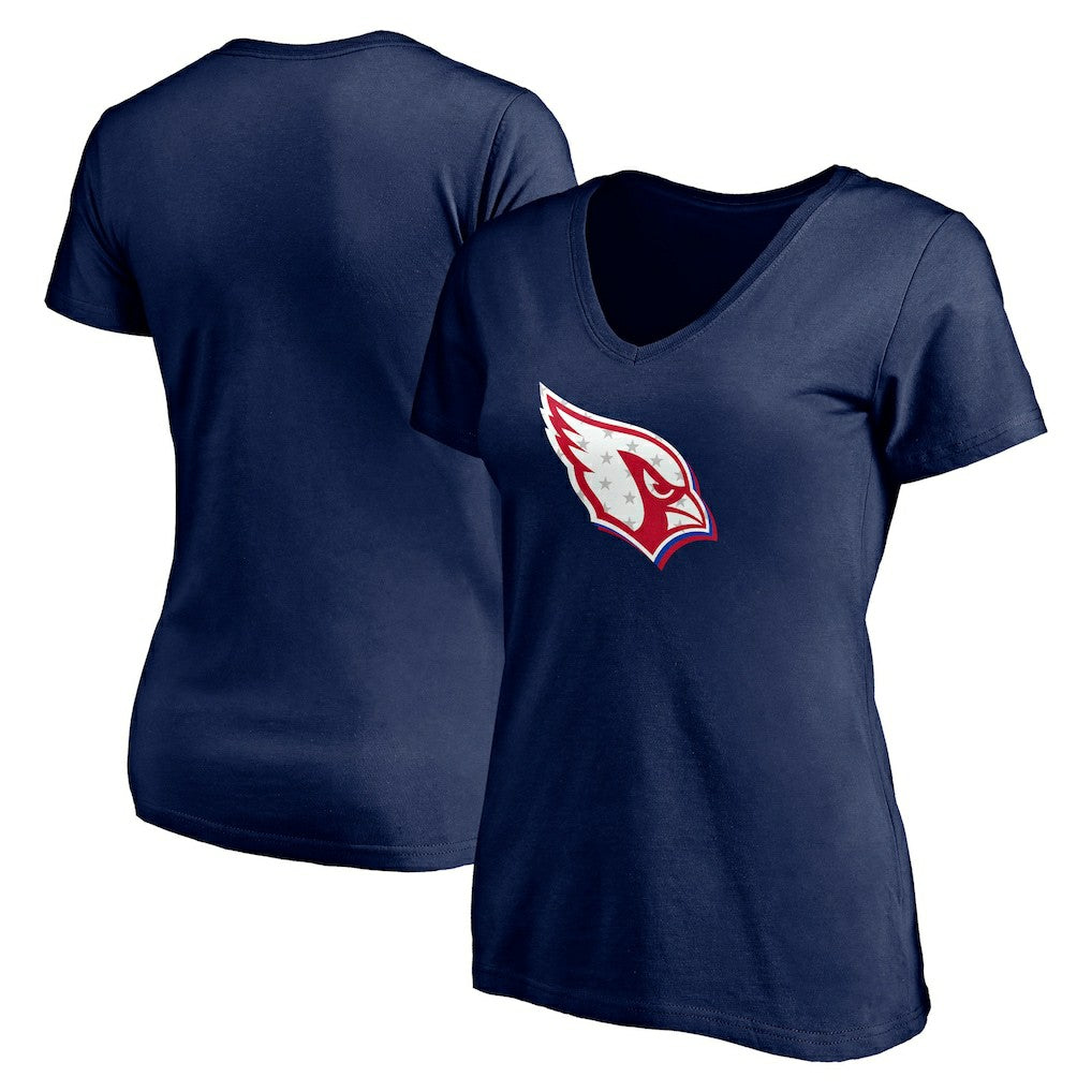 Arizona Cardinals Women's Red White and Team V-Neck T-Shirt - Navy online