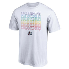 Colorado Avalanche City Pride T-Shirt White