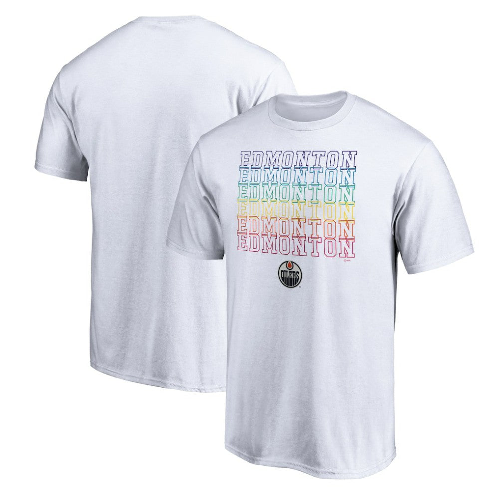 Edmonton Oilers City Pride T-Shirt White